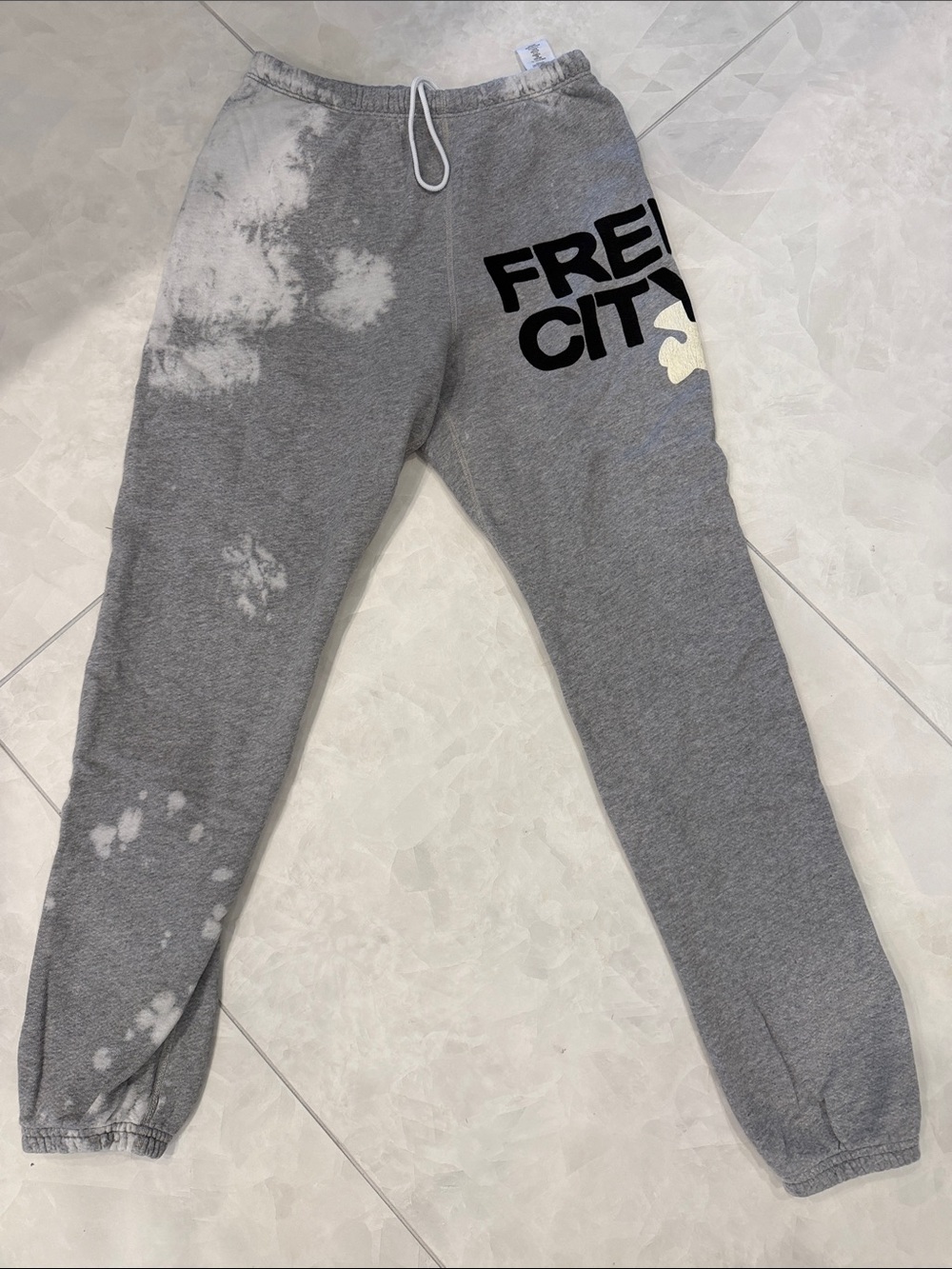 Free City Gray Tie-Dye Sweatpants